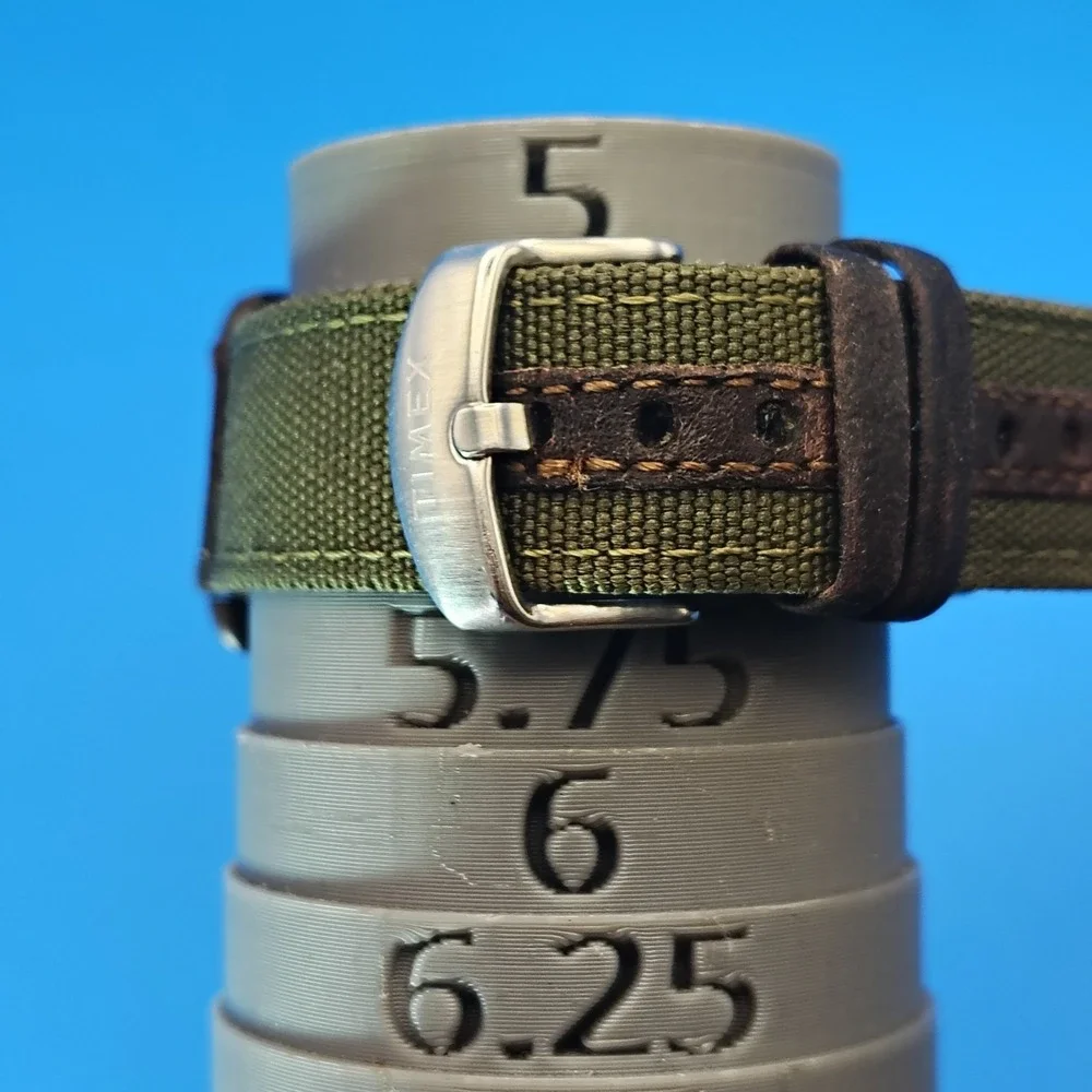 Vintage 2000 Timex Expedition Indiglo Date 38mm Mens Quartz Military Field Watch